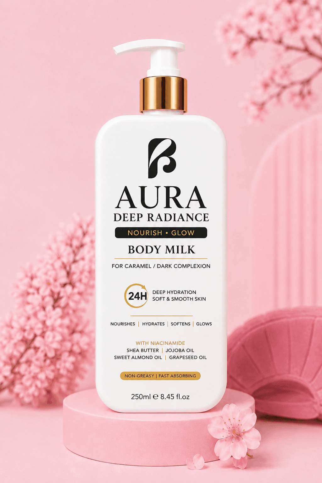 PBL Aura Deep Radiance Body Milk