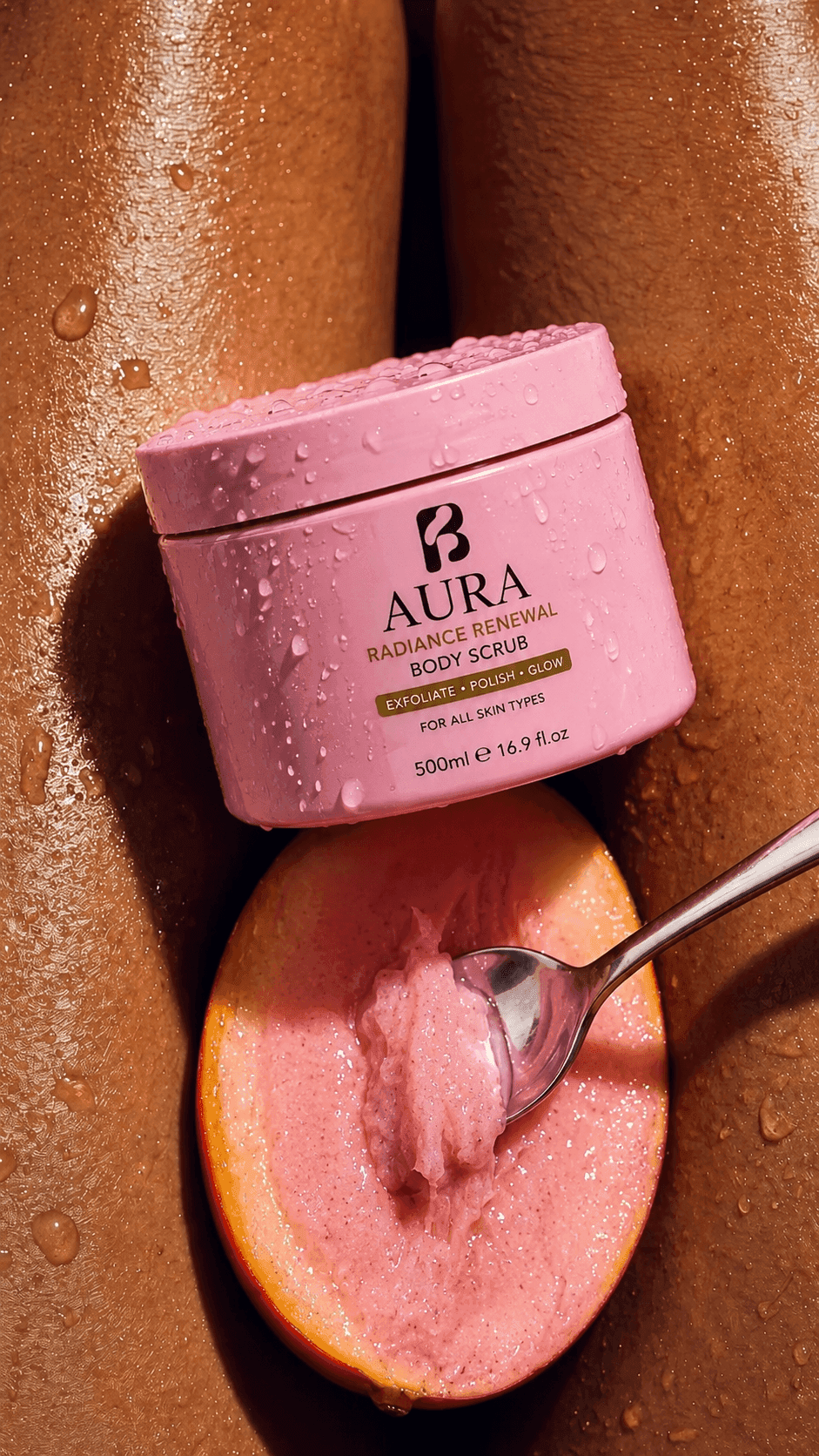 PBL Aura Radiance Renewal. Exfoliate. Polish. Glow